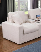 Ball & Cast 127" Modular Sectional Sofa, Modern Oversized Cloud Couch - Image 2