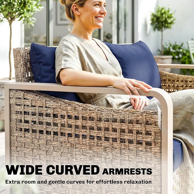 Outsunny Outdoor Patio Couch - Image 5