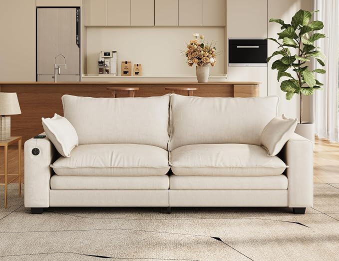MapleGrace 80" Cloud Loveseat Sofa - Image 10