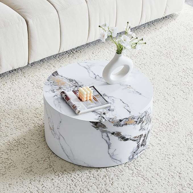 23.6'' Modern Round Coffee Table by KTRolster