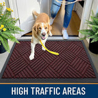 OLANLY Front Door Mat Outside Entrance 47x32, Waterproof Heavy-Duty Doormat | - Image 6