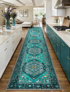 SERISSA 2'6"x16' Washable Non Slip Boho Runner Rug by SERISSAHomeDecorCollection