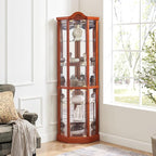 Glass Corner Display Cabinet - Image 3