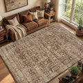 5x7 Ft Area Rugs for Living Room, Soft Non-Slip Machine Washable Rug, Vintage by Lo%CC%80utiRootHome
