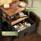 Huuger Night Stand Set of 2, Nightstand - Image 5