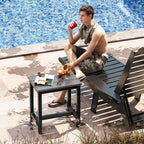 ODK Outdoor Side Tables Set of 2, Adirondack Patio End Table - Image 9