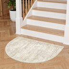 2x3 Half Circle Rug, Small Washable Entryway Rug, Front Door, Soft Welcome Mat - Image 5