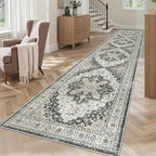 Madane Hallway Runner Rug 2'6''x12' Kitchen Runners Vintage, Entryway and - Image 4