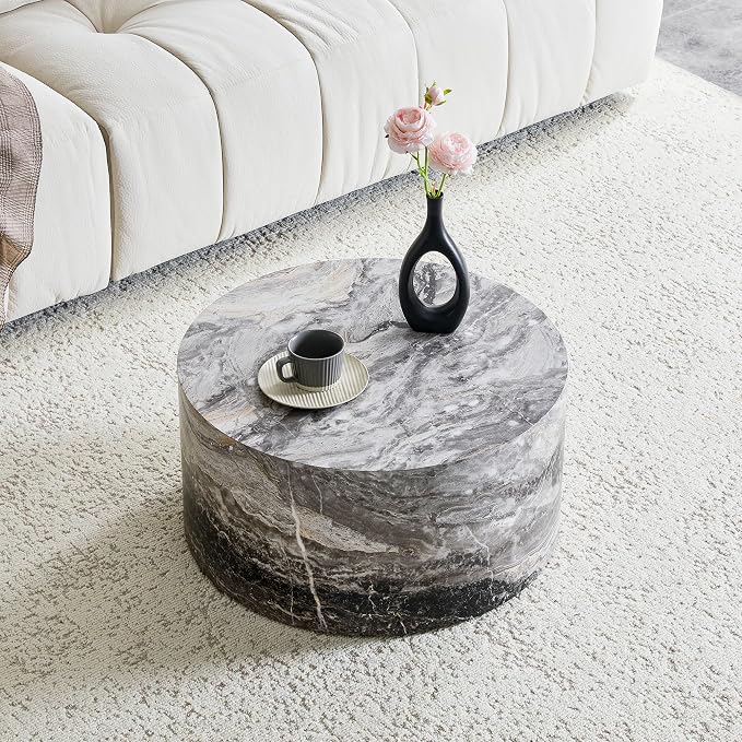23.6'' Modern Round Coffee Table by KTRolster
