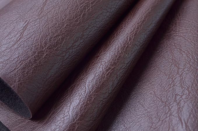 Wento Thick 2 Yard Faux Leather Fabric Soft Skin Grain PU Leather - Image 2