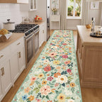 DUKINO 3x12 Washable Runner Rug, Long Hallway Runner Rug Non Slip, Low Pile - Image 3