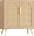 15.7"D Rattan Buffet Sideboard Cabinet by Keehusux