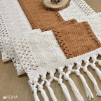 FEXIA Boho Table Runner with Tassels 72 Inches Long - Image 6