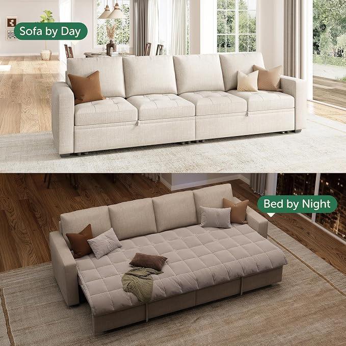 HONBAY Modular Sectional Sleeper Sofa - Image 4
