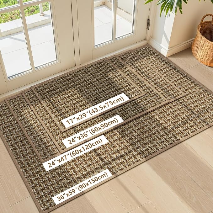 Door Mat Indoor Entrance 24"x36", Absorbent Indoor Door Mat, Non Slip Rubber - Image 7