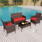 GarveeHome Modern 4-Person Outdoor Bistro Set - Image 7