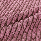 Set of 4 Pink Decorative Throw Pillow Covers 20x20 Inch Corduroy Pillow Covers - Image 5