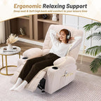 Rocker Recliner Chair with Massage and Heat, Nursery Rocking Chairs - Image 5