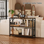 Homeiju Entry Table 40" Width, 3-Tier Entryway Table - Image 4