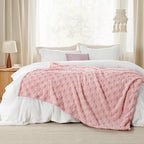 Bedsure GentleSoft Pink Throw Blanket - Image 5