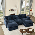 GOSUHI 108" U Shaped Couch, Modular Sectional Sofa, 3-Seater Comfy Cloud Couch by GOSUHI