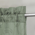 Furman Sage Green Sheer Curtains Valances by OWENIE