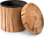 Sorbus Tree Stump Stool, Toy Storage Ottoman 15 Inch Fake tree stumps Log Stool by Sorbus