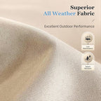 HERA'S HOUSE Patio Furniture Set, 8 Piece Wicker Outdoor Patio Conversation Set - Image 5