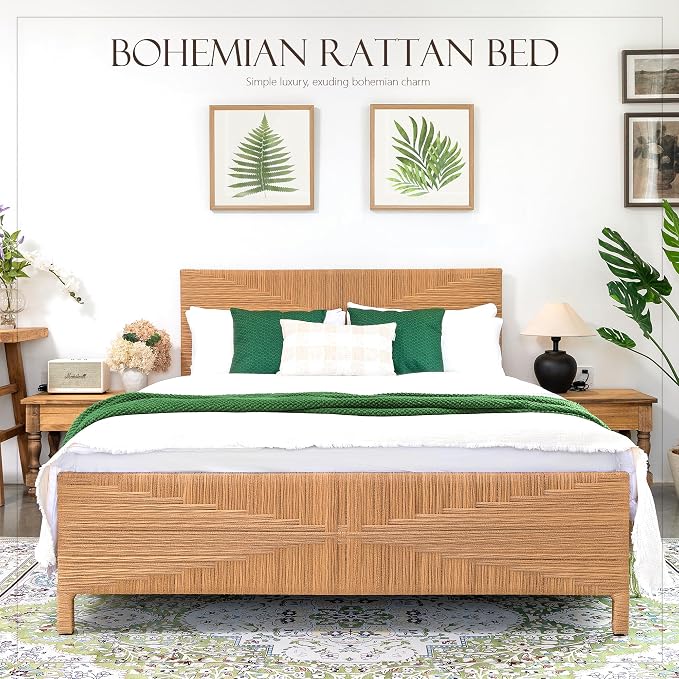 Yechen Boho Full Bed Frame - Image 5