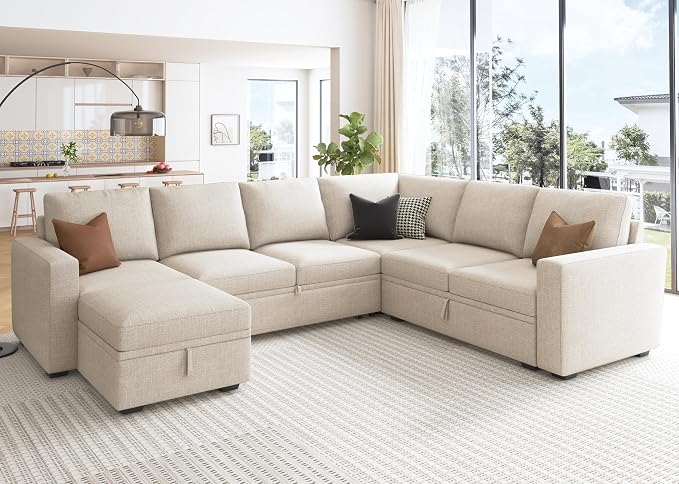 HONBAY Modular Sectional Sleeper Sofa - Image 7