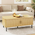 ONBRILL 47.2 Inch Mid Century Modern Coffee Table by ONBRILL