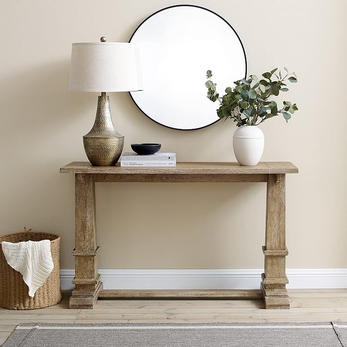 Crosley Furniture Joanna Modern Farmhouse Sofa Console Table - Image 5