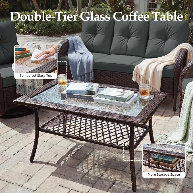 UPHA 8 Pieces Patio Furniture Set - Image 8