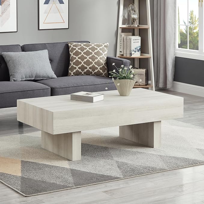Roundhill Furniture Athens Modern Accent Coffee Table - Image 3