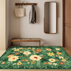 DUKINO 3x5 Area Rug, Floral Washable Rug - Image 7