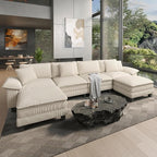 HERA'S HOUSE 158" Modular Sectional Sofa, Oversized U Shaped Couches by HERASHOUSE