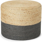 REDEARTH · Cylindrical Pouf Foot Stool Ottoman by REDEARTH