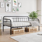 Metal Daybed Frame Twin Size by JURMERRY