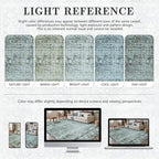 6x9 Area Rugs - Washable Vintage Retro Living Room Rug, Soft Ultra Thin Non - Image 8