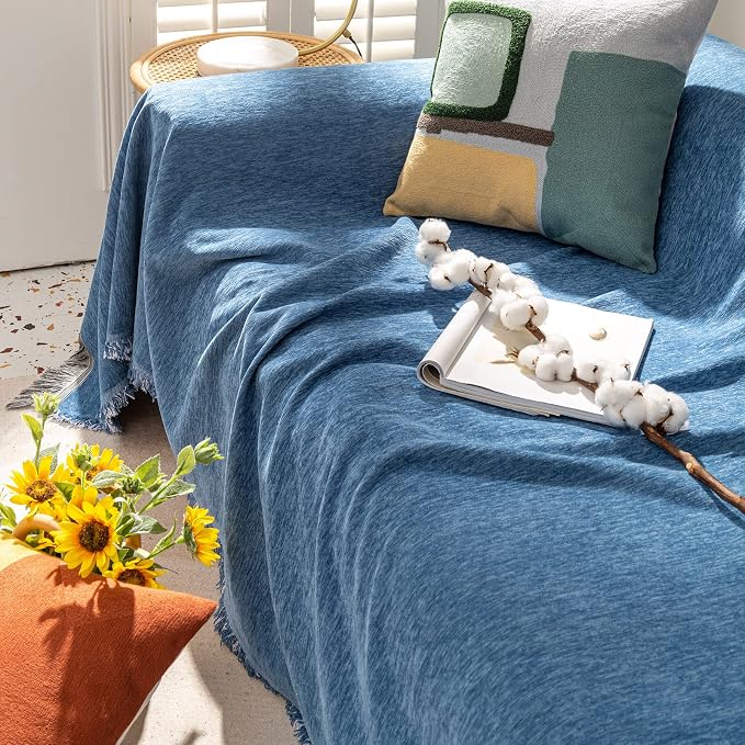VClife Modern Blue Couch Cover for Dog, Washable Sofa Cover - Image 9