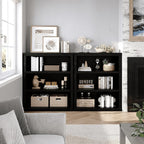 GarveeHome 5 Tier Farmhouse Bookcase, 67.4" Tall Book Shelf - Image 3