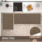 BEQHAUSE Kitchen Rugs and Mats 2PCS Non-Slip, Machine Washable Rugs - Image 2