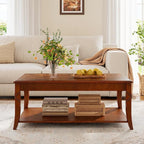 PADMA HOUSE Solid Wood Coffee Table - Image 3