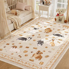 DUKINO 5x7 Area Rugs, Washable Dog Rug - Image 5