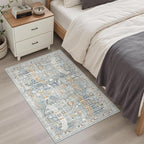 Madane Washable Area Rug 2x3 Small Entryway Rugs Non-Slip, Low Pile Floor Carpet - Image 3