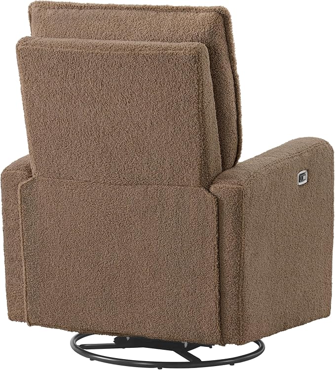 Oxford Baby Uptown Power Recliner/Glider, Teddy Brown - Image 10