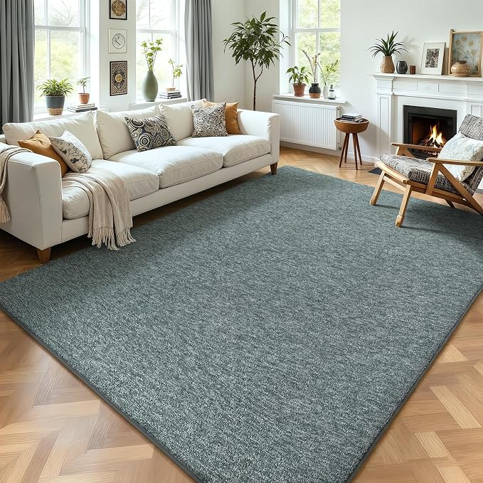 6x9 Area Rugs for Living Room Non Slip Bedroom Rug, Minimalist Washable Indoor by AROGANAREARUG