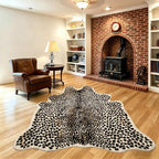 Oversized Cheetah Print Rug, Leopard Area Rug 6.2x8.2 Feet Faux Animal Print by yingda1992
