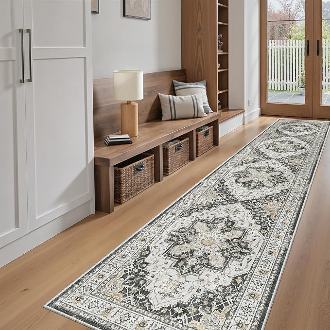 Madane Washable Runner Rugs 2x10 Long - Image 2