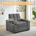 Large Size Convertible Sleeper Chair Futon Sofa Bed, Comfortable thick cushion - Image 8